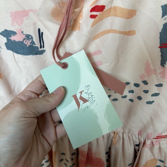 JessaKae Serene Adobe Balloon Puff Sleeve Dress Preppy Boho Casual Womens 1X - Picture 4 of 7